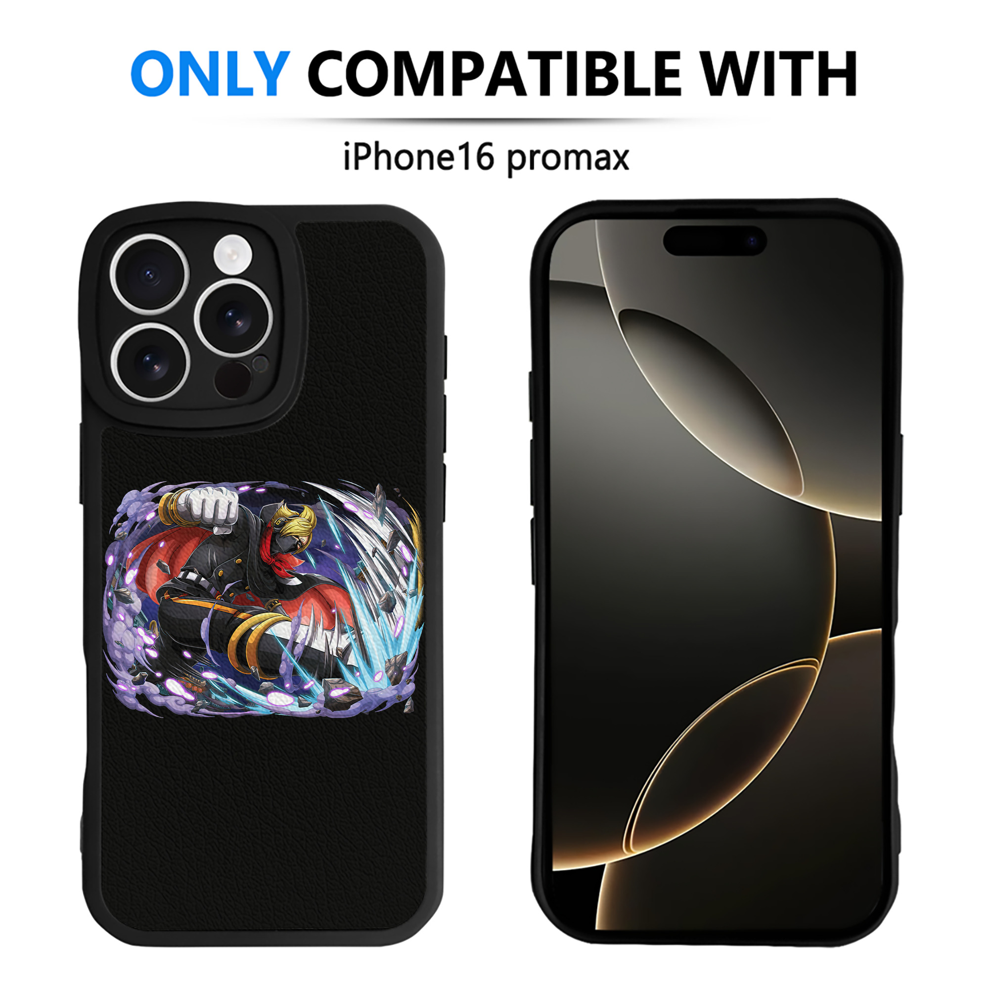 （画像用） ワンピース ロロノア・ゾロ ONE PIECE Roronoa Zoro 【iPhone 16シリーズ対応】シリコンスマホケース（レザー調） 材質：シリコン
